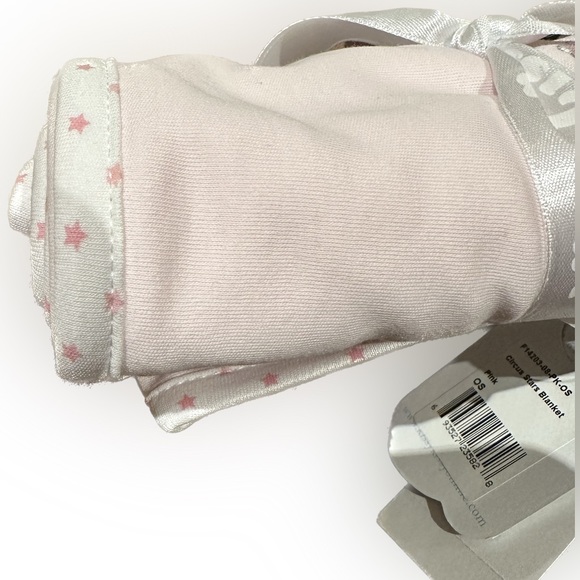 Kissy Kissy Circus Stars Baby Blanket in Pink; NWT - Picture 6 of 6